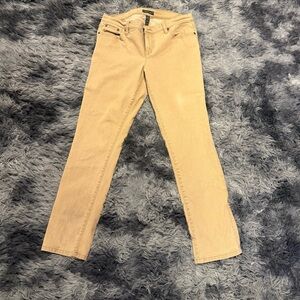 Ralph Lauren Women's Straight Leg Jeans - Tan